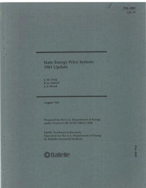 State energy-price system: 1981 update