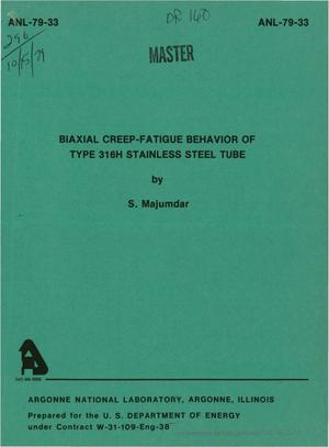 Biaxial creep-fatigue behavior of Type 316H stainless steel tube