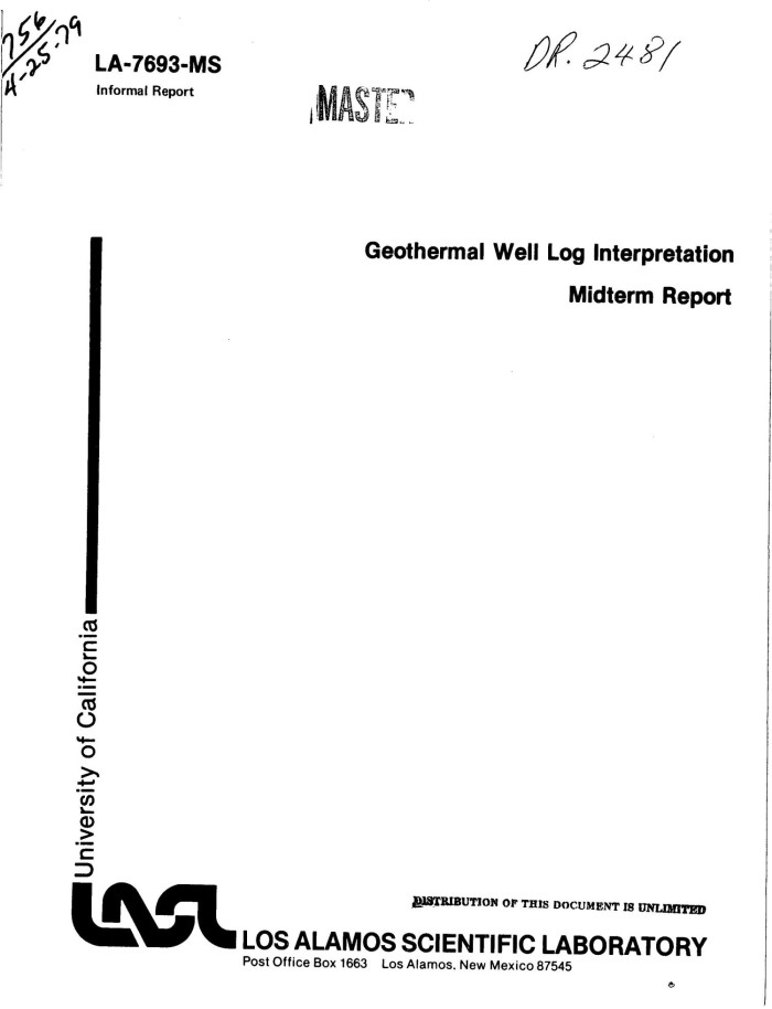 Geothermal Well Log Interpretation Midterm Report Digital - 