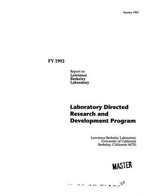 Laboratory Directed Research and Development Program, FY 1992