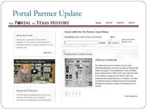 Primary view of object titled 'Portal Partner Update'.