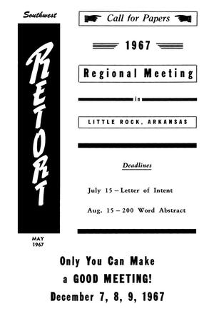 Primary view of Southwest Retort, Volume 19, Number 9, May 1967
