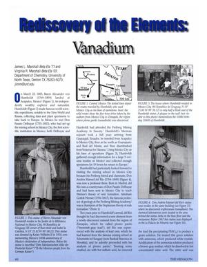 Rediscovery of the Elements: Vanadium
