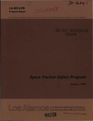 Space nuclear-safety program. Progress report, January 1983