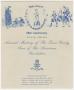 Thumbnail image of item number 1 in: 'Annual Meeting of the Texas Society, Sons of the American Revolution, 1984'.
