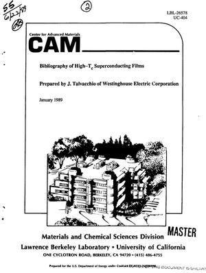 Bibliography of high-T/sub c/ superconducting films