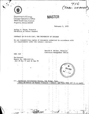 Annual Progress Report on Nuclear Chemistry Research, February 1, 1979--January 31, 1980. [Univ. Of Chicago, 11/1/77--1/1/79]