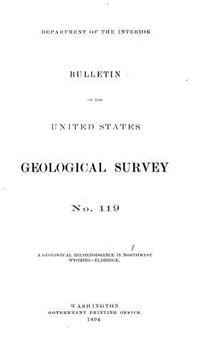 Primary view of object titled 'A Geological Reconnaissance in Northwest Wyoming'.