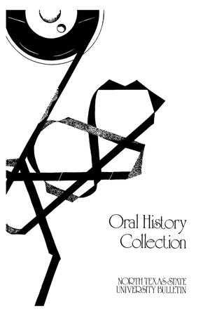 Primary view of object titled 'Oral History Collection'.