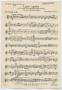 Musical Score/Notation: Light Agitato: Cornet 1 in B♭ Part