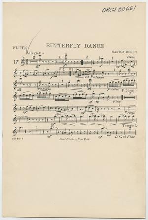 Butterfly Dance: Flute Part