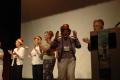 Thumbnail image of item number 1 in: '[CSLA staff members on stage]'.