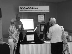 [PC Card Catalog exhibition stand]