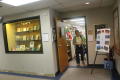 Thumbnail image of item number 1 in: '[Attendee at entrance to ASD library]'.
