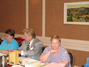 [Members attending meeting during CSLA conference]