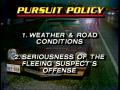 Video: [News Clip: Pursuit policy]