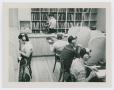 Photograph: [Students in music library]
