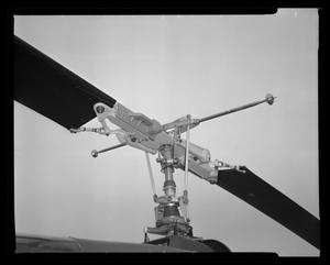 [Photograph of a closeup of the main rotor on a UH-1C Iroquois helicopter, 3]