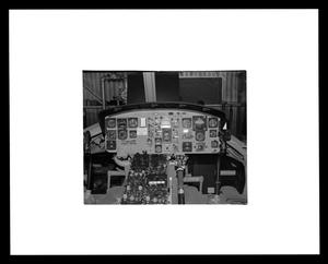 [Photograph of a view inside the cockpit of a UH-1E Iroquois helicopter, 8]