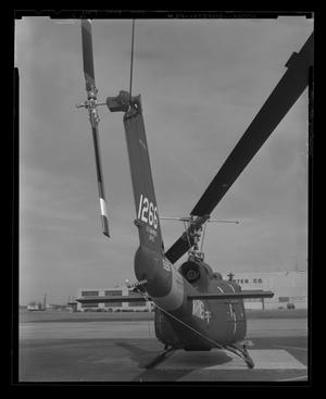 [UH-1E tail rotor and fin]