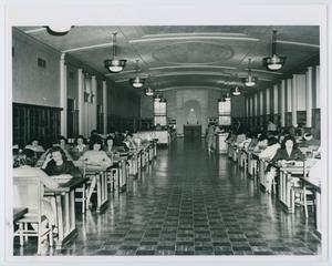 [Students in the 1937 reading room, c.1940s]
