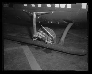 [Photograph of a closeup of the landing skid of a YUH-1D Iroquois helicopter, 2]