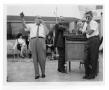Photograph: [Photograph of Stan Kenton, Johnny Richards and Lee Gillette]