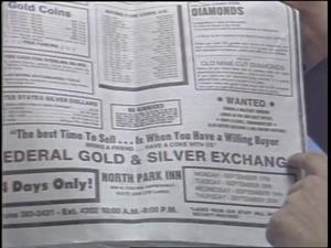 [News Clip: Gold Sales]