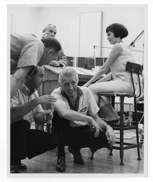 [Photograph of Stan Kenton, Lee Gillette, Ed Yellin and Ann Richards]