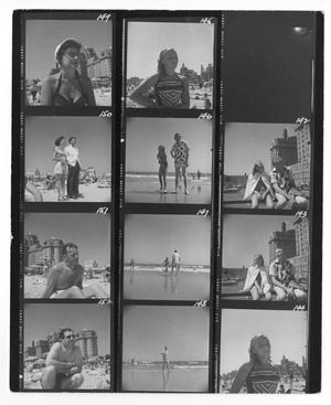 Primary view of object titled '[Sheet of Photographs of Stan Kenton and Leslie Kenton]'.