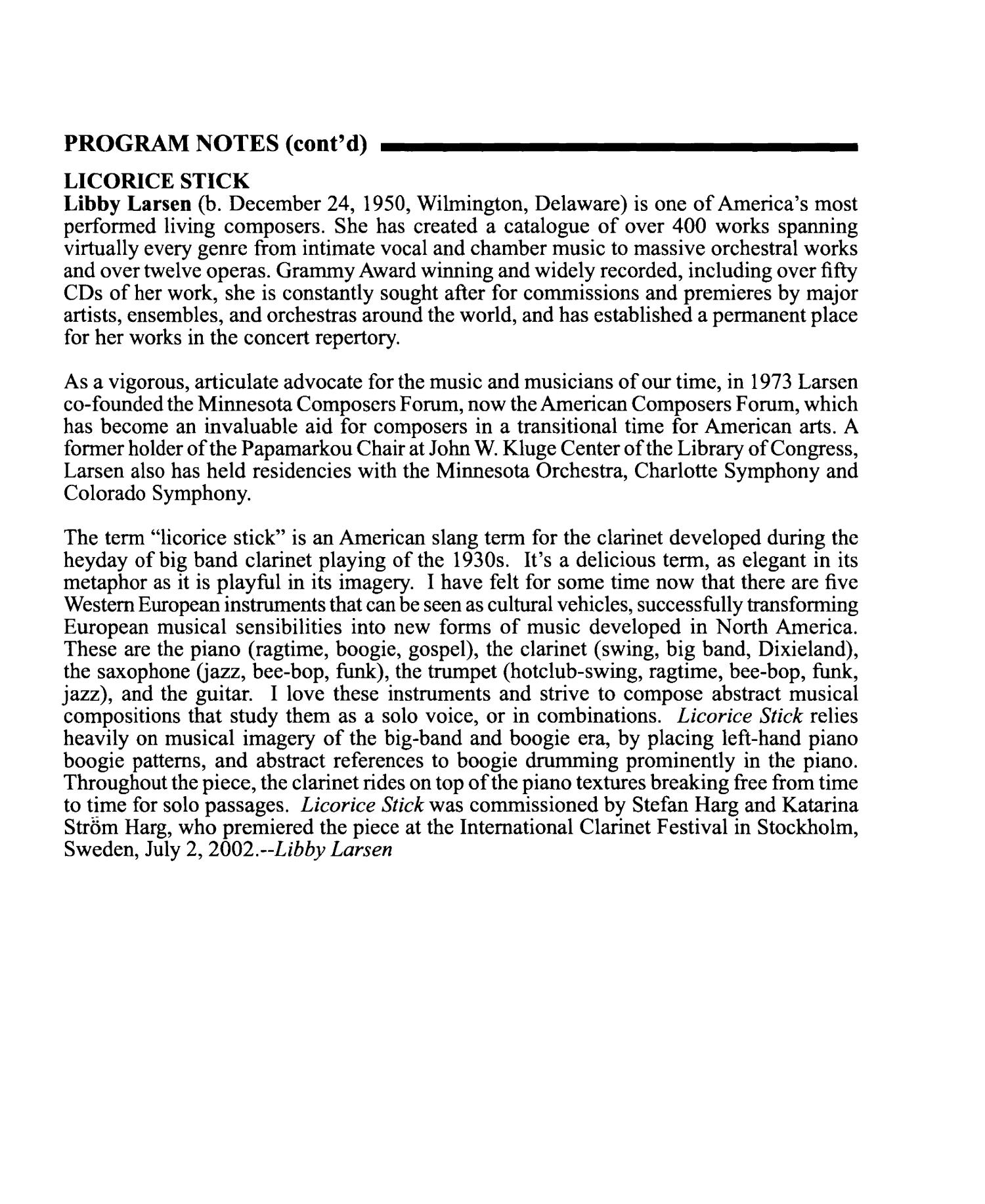 College of Music Program Book 2011-2012: Ensemble & Other Performances, Volume 1
                                                
                                                    445
                                                