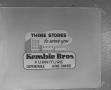 Photograph: [Advertisement for 'Kemble Brothers' Furniture']