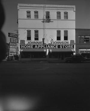 [Exterior of the Johnnie Johnson store front, 3]