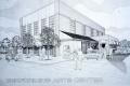 Photograph: [Concept art for a performing arts center]