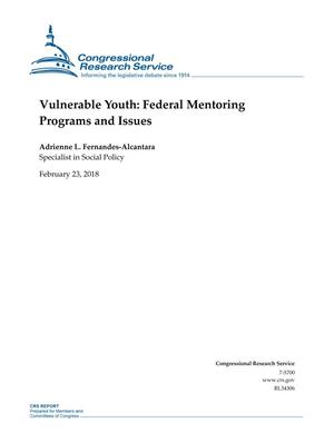 Vulnerable Youth: Federal Mentoring Programs and Issues