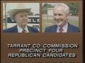 Primary view of [News Clip: County Races]