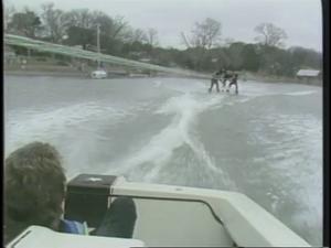[News Clip: Water skiers]