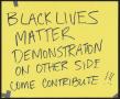 Thumbnail image of item number 1 in: '[Yellow "Black Lives Matter Demonstration" poster]'.
