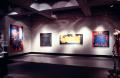 Primary view of [Numinous Word series paintings displayed in gallery space]