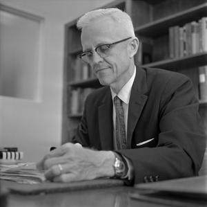 [Dr. L.F. Connell at his desk, 2]
