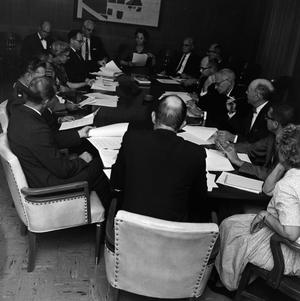 [executive council meeting together]