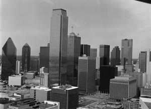 Primary view of [Aerial Shot of Dallas, Texas Skyline in 1989, 7]
