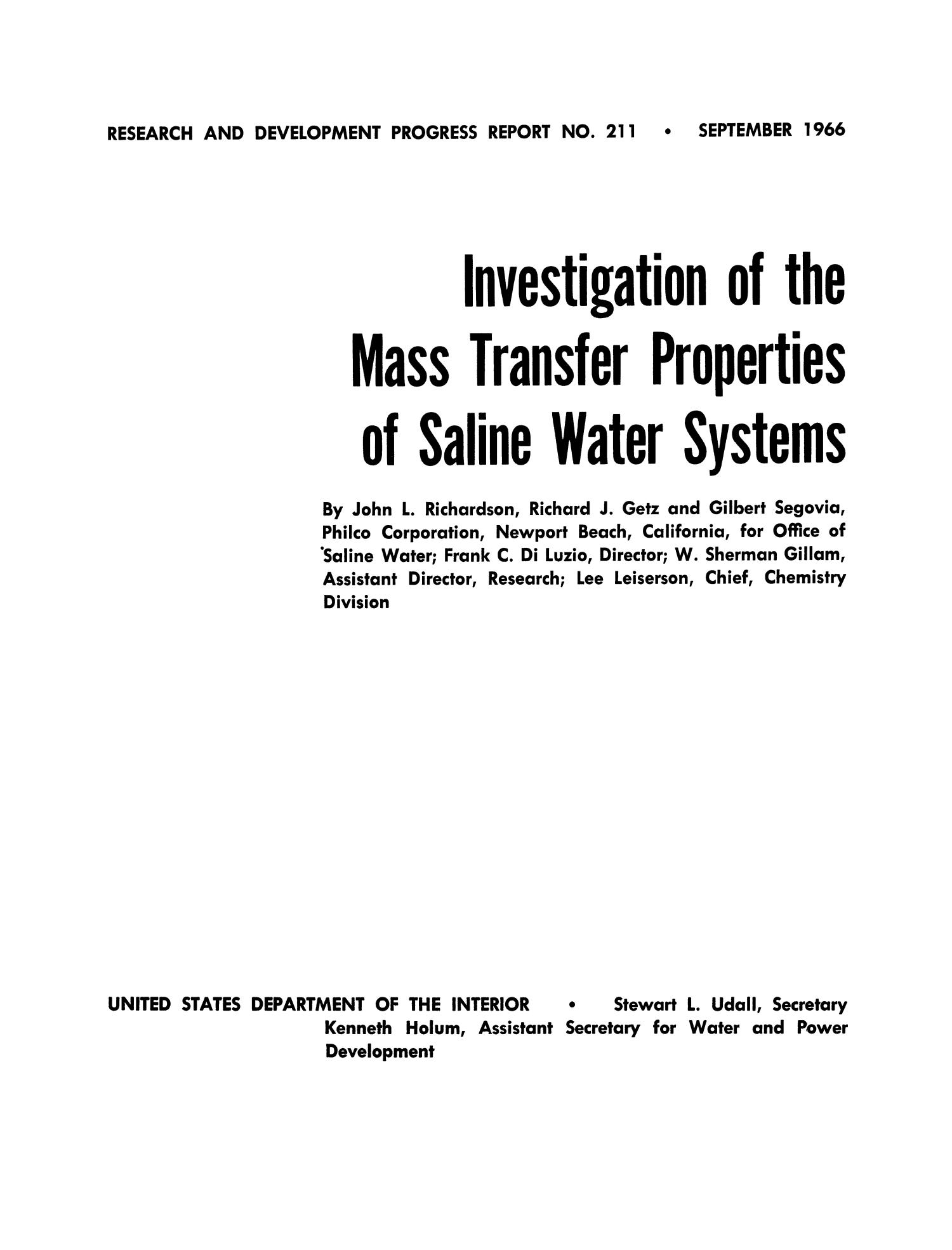 Investigation of the Mass Transfer Properties of Saline Water Systems
                                                
                                                    II
                                                