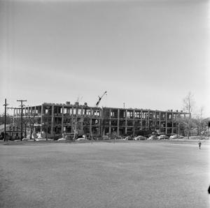 [Crumley Hall construction and field, 2]