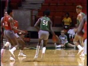 [News Clip: North Texas State basketball]