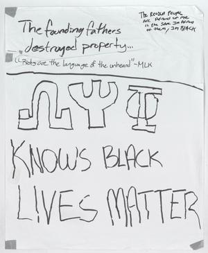 [White "The Founding Fathers Destroyed Property" poster]