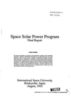Space Solar Power Program