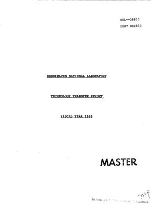 Brookhaven National Laboratory technology transfer report, fiscal year 1986