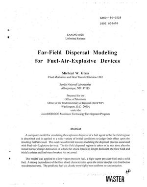 Far-Field Dispersal Modeling for Fuel-Air-Explosive Devices