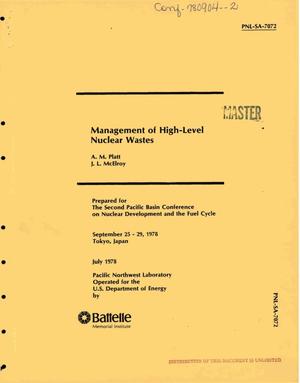 Management of high-level nuclear wastes